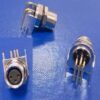 M8 3Pin Female 90° Front Panel Mount Connector