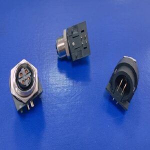 M12 D-code 4Pin Female 90° Panel Mount Connector