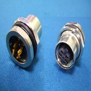 M12 D-code 4Pin Female Panel Mount Connector, PG9