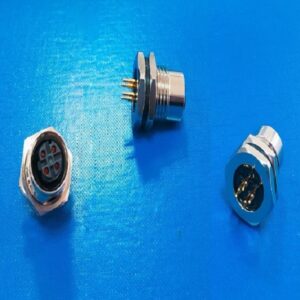 M12 D-code 4Pin Female Panel Mount Connector