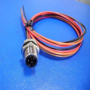M12 A-code 4Pin Male Connector Cable Assembly