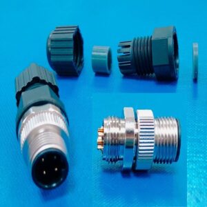 M12 D-code 4Pin Male Field Wireable Connector