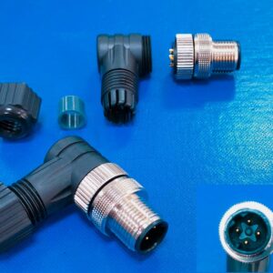 M12 D-code 4Pin Male 90° Field Wireable Connector