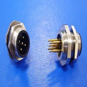 M12 A-code 5Pin Male Panel Mount Connector