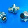 M12 A-code 8Pin Male Panel Mount Connector