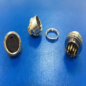 M16 12Pin Female Front Panel Mount Connector