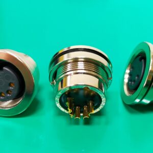 M16 Female Rear Panel Mount Connector