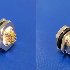 M12 X-code 8Pin Female Panel Mount Connector