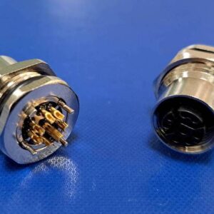 M12 Y-code 8Pin Female Panel Mount Connector