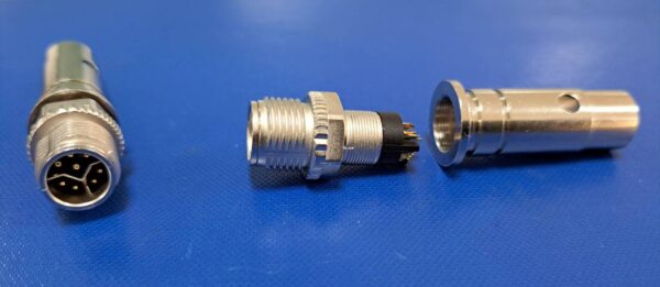 M12 Y-code 8pIn Male Shielded Connector