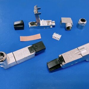 CAT6A Shielded Toolless Plug, Right Angle