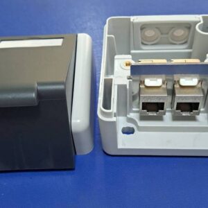 Outdoor Wall Mount Box with 2 Keystone Modules, IP44