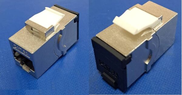 CAT.6A STP Keystone inline Coupler with Shutter