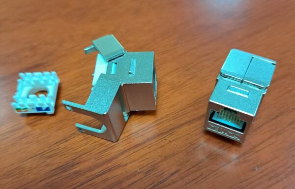 CAT.6A Shielded Keystone Jack,IDC Type.