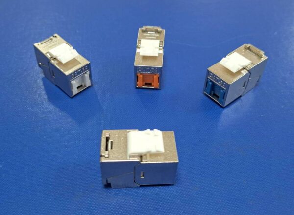 CAT.6A Shielded Keystone Jack with Shutter