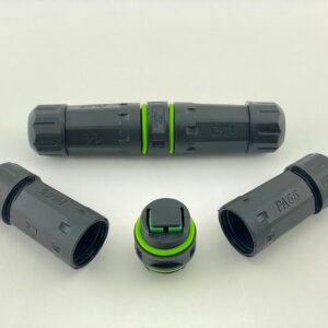 IP68 Waterproof Simplex SC Fiber Optic Connector with Two Cable Glands