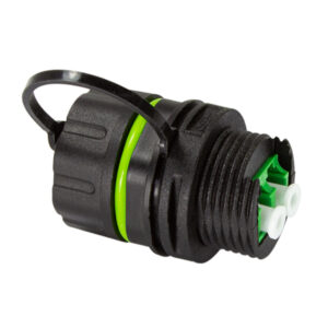 IP68 Waterproof Duplex LC Fiber Optic Connector with Dust Cap