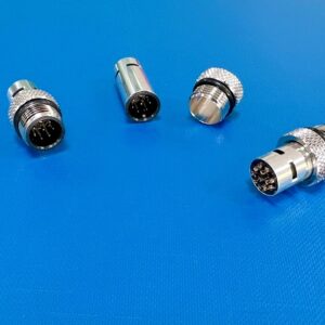 M12 A-code 8Pin Male Shielded Connector