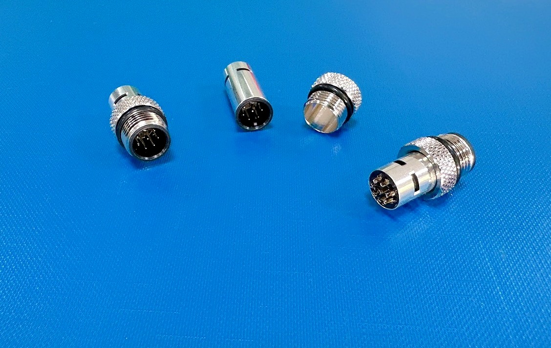 N-25174-1 M12 A-code 8Pin (Male) SHIELDED MOLDING TYPE Waterproof Connector (2026.06.08)
